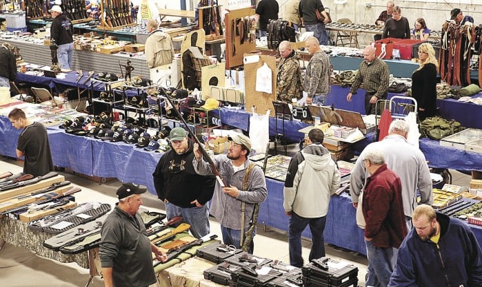 Gun show continues today at fairgrounds