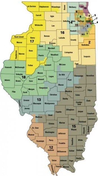 Illinois congressional maps, old & new | | qctimes.com