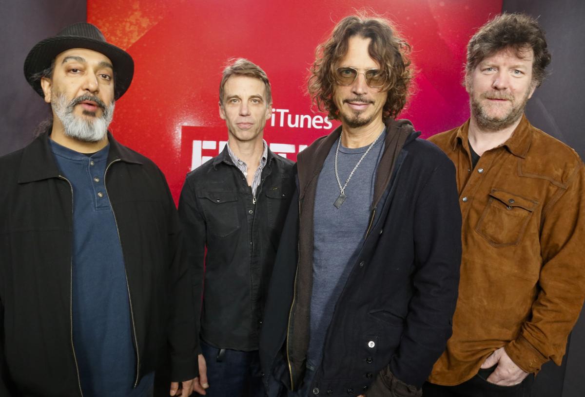 2014: Kim Thayil, Matt Cameron, Chris Cornell, Ben Shepherd