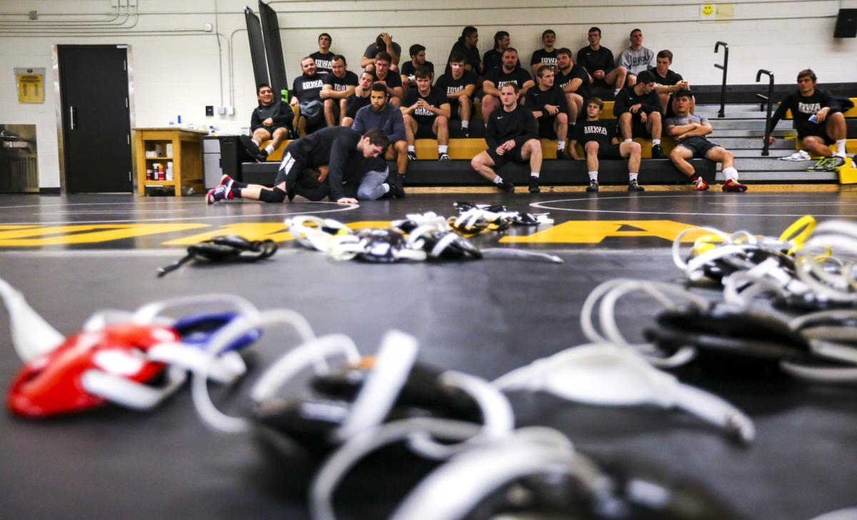 Photos Iowa Hawkeyes wrestling media day Hawkmaina