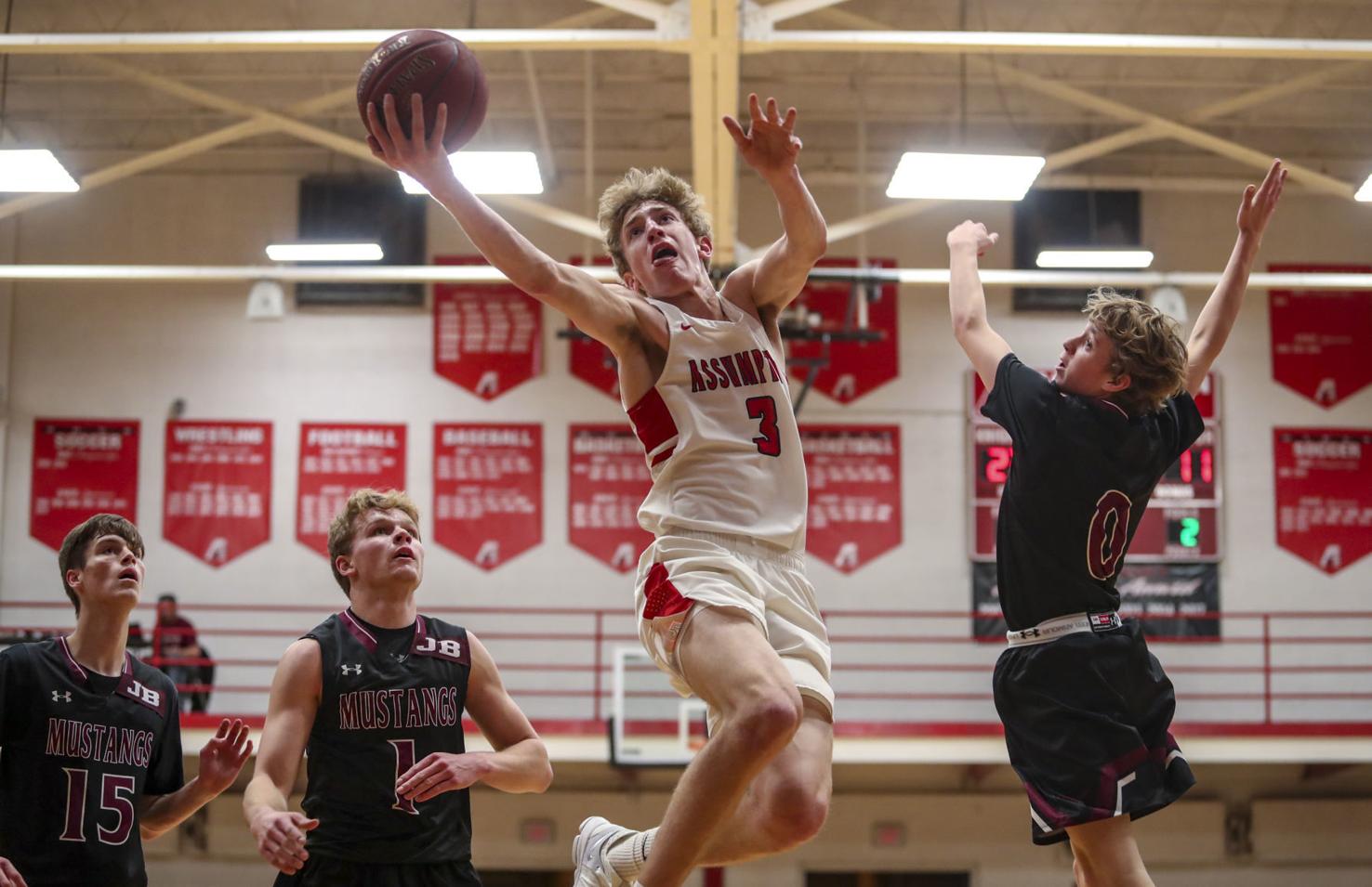 Photos Mount Vernon boys basketball at Assumption for substate semifinal