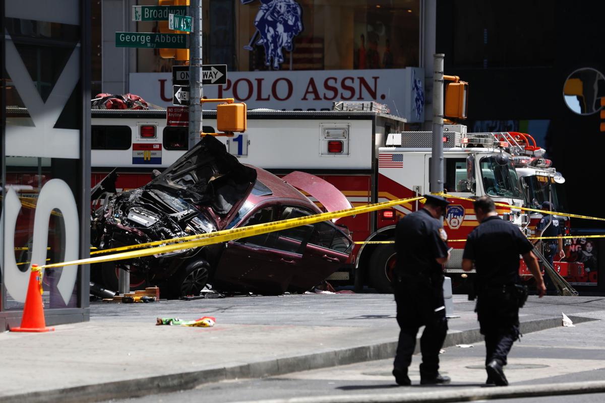 APTOPIX Times Square Crash