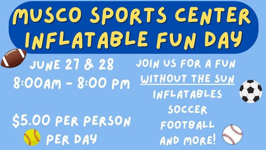 Get ready to bounce into the best weekend ever at the Musco Sports Center