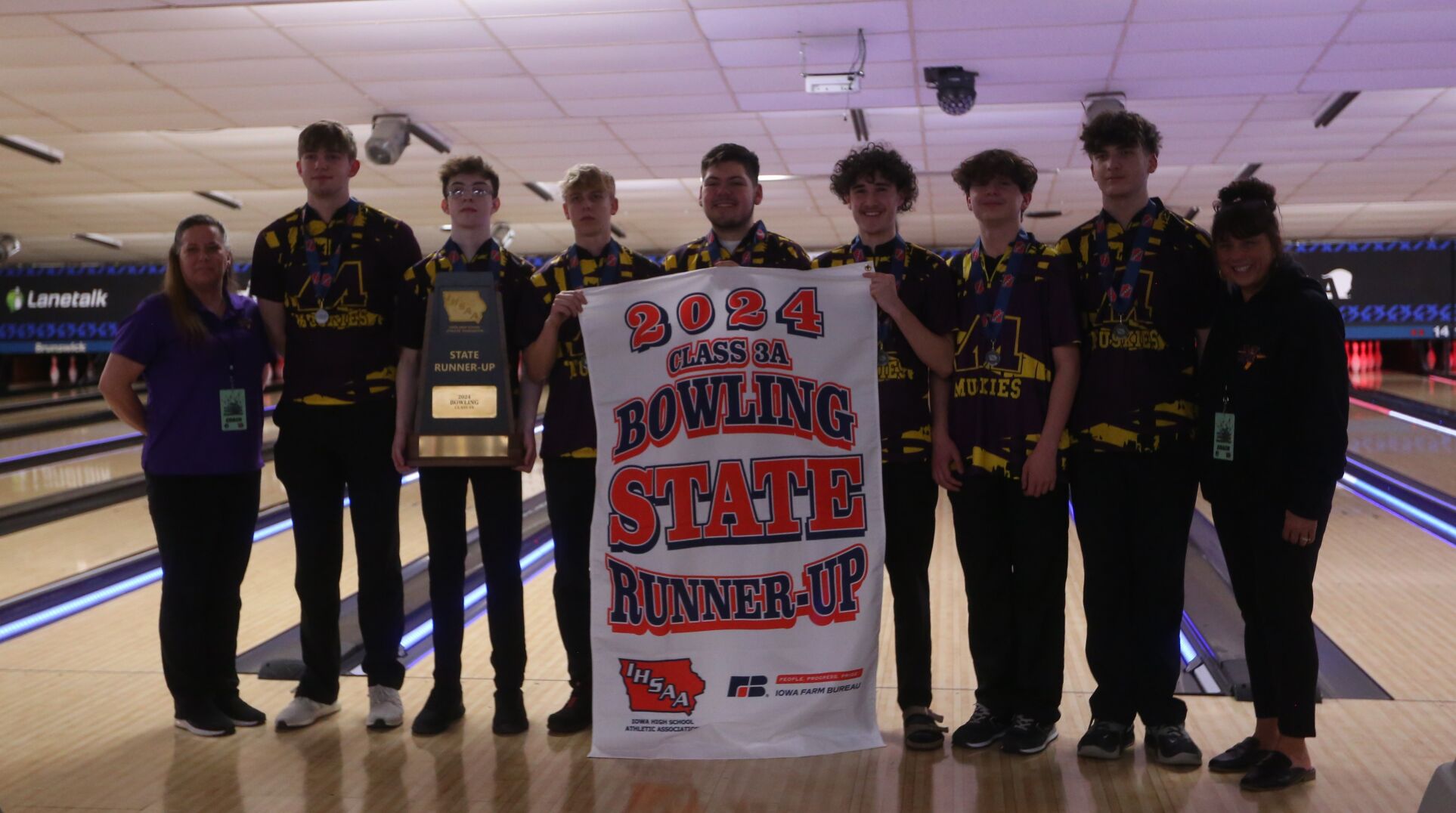 Muscatine Bowlers Secure Second Place in Boys 3A State Team Bowling Tournament