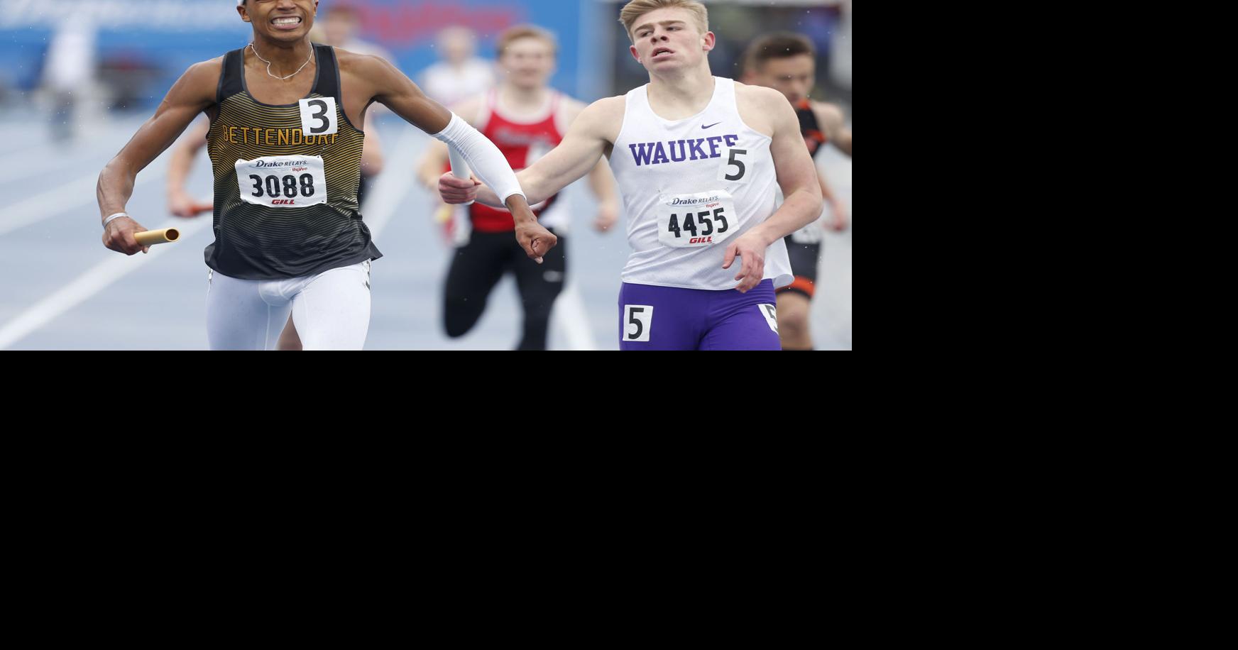 Bulldogs shock Drake Relays field with school's first 1,600 relay title