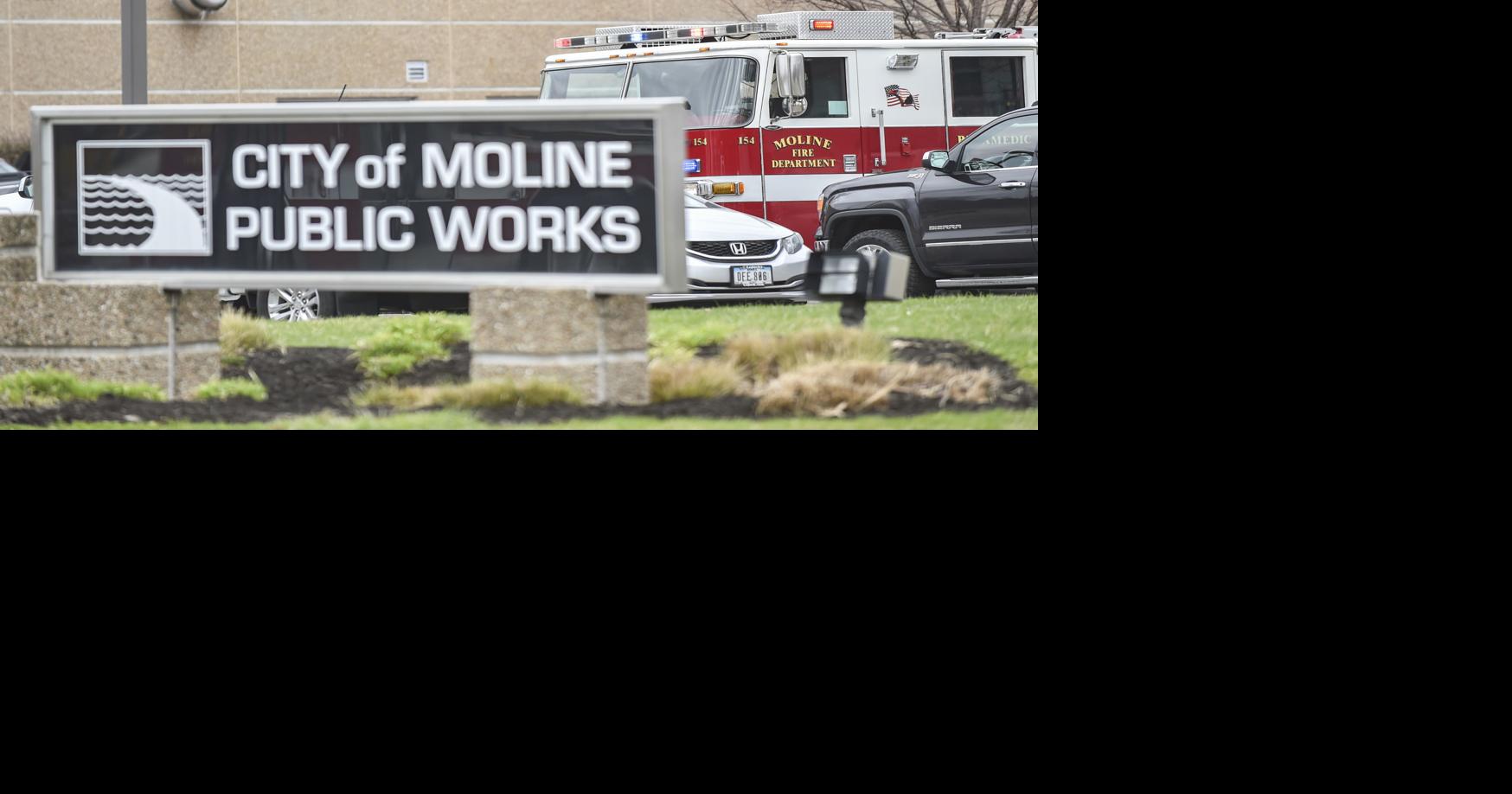 Photos Gas leak at Moline Public Works garage