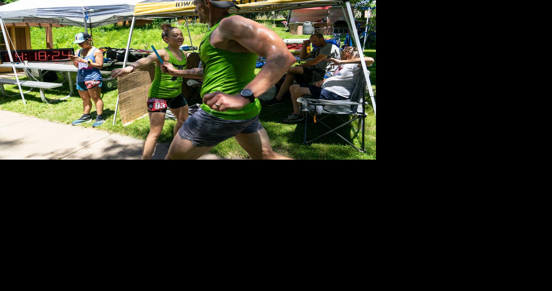 Runners loop park for 9 hours