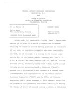 FDIC and the State of Florida Office of Financial Regulation, consent order in the matter of Valley Bank, Fort Lauderdale, Fla. 2013.pdf