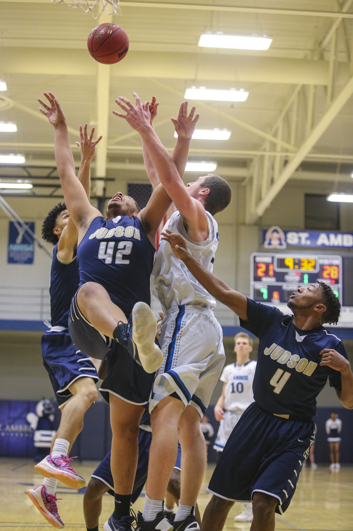 Photos Judson men's basketball at St. Ambrose College Basketball