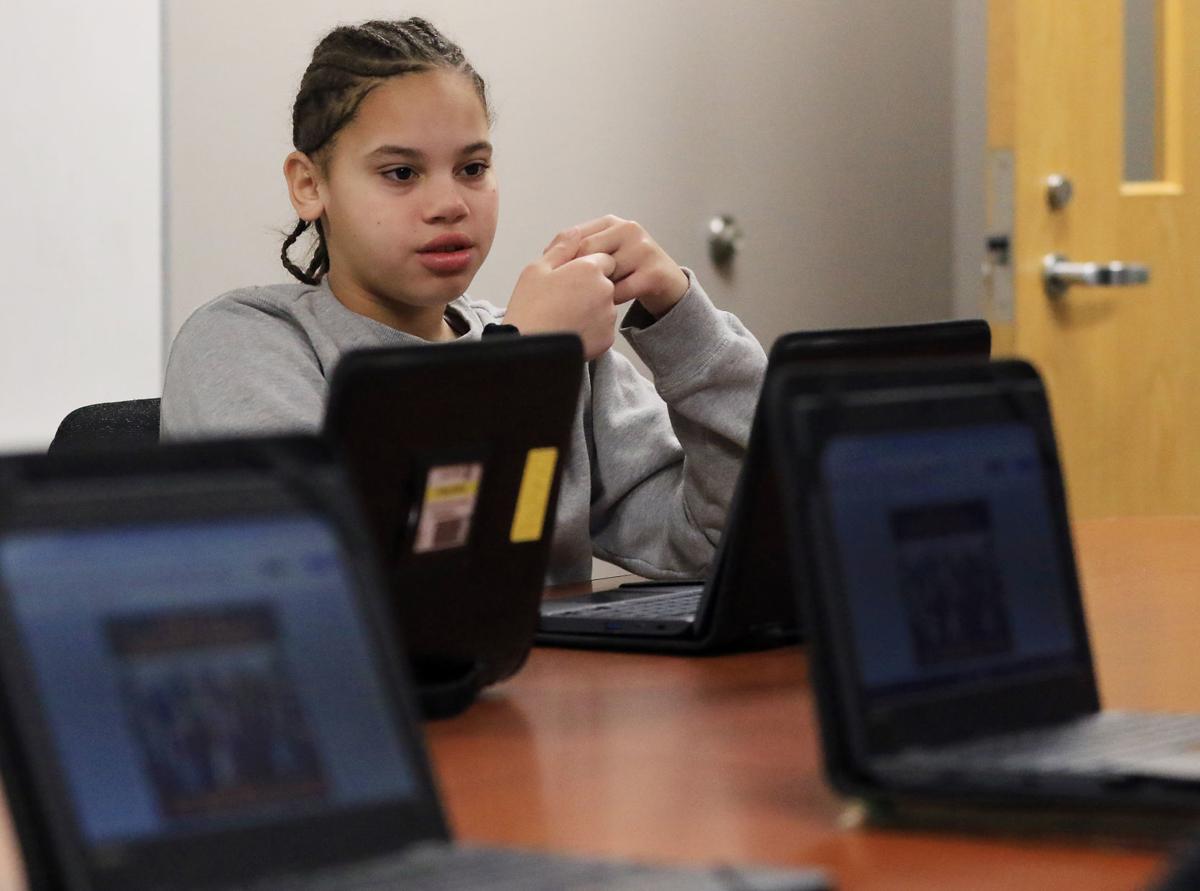 A sign of acceptance at Bettendorf Middle School