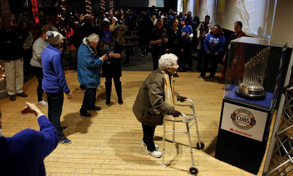 Photos: Cubs World Series Trophy comes to the Q-C