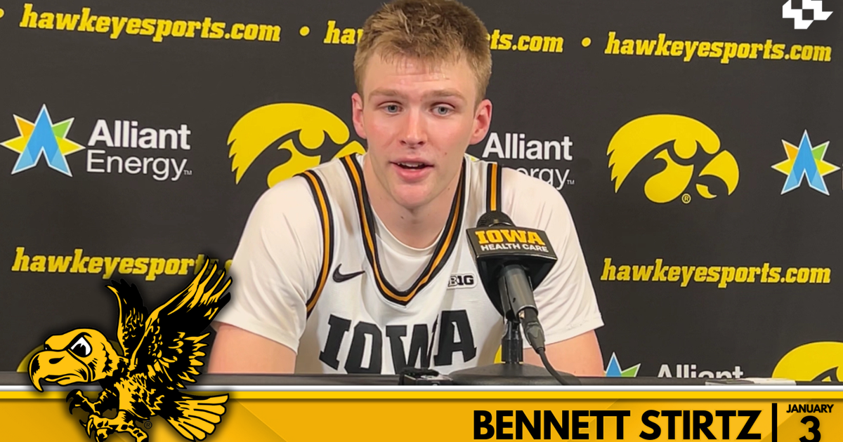 Stirtz UCLA Iowa Men's Basketball Jan. 3