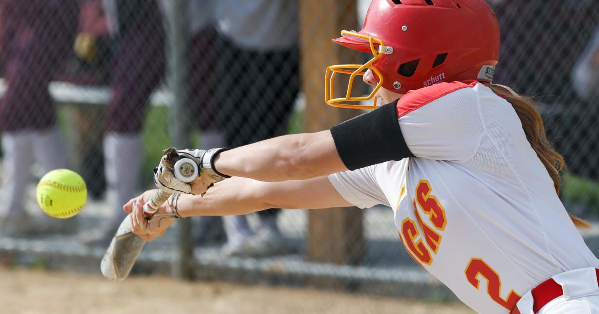 Prep softball: Rocks cash in on bases loaded chances late, upend Maroons