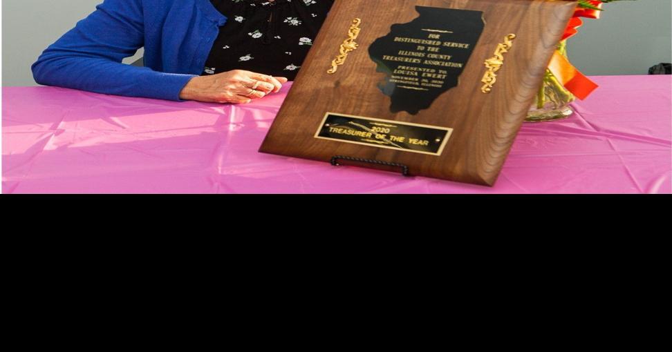 Rock Island County Treasurer Louisa Ewert awarded "2020 Treasurer of