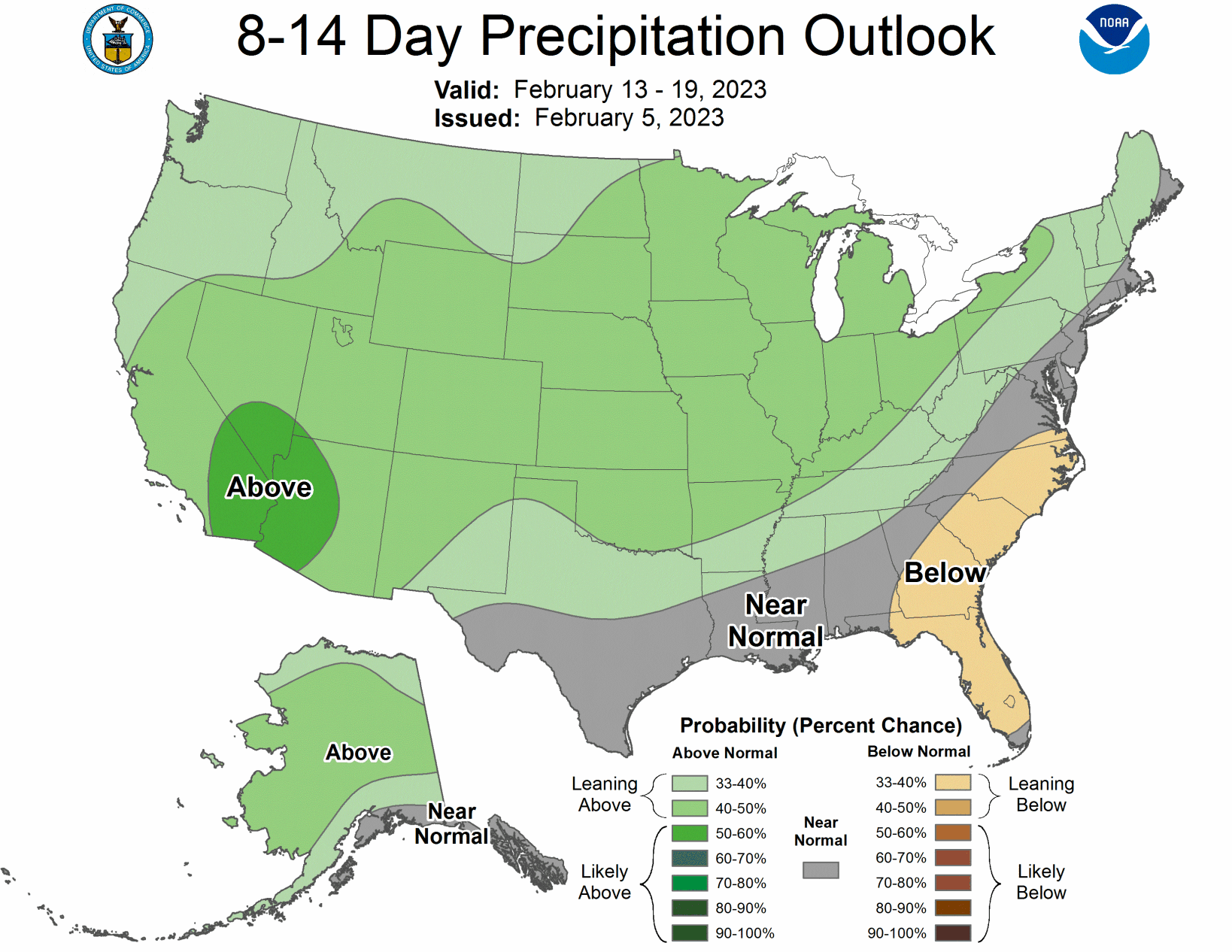 Temperatures to remain in the 40s for most of the week, chance of rain ...