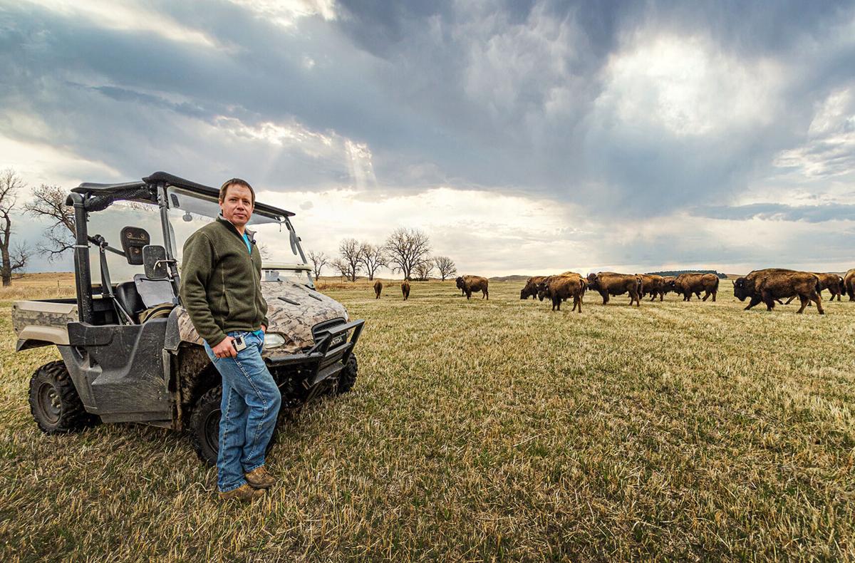 Jimmy Doyle on bison range