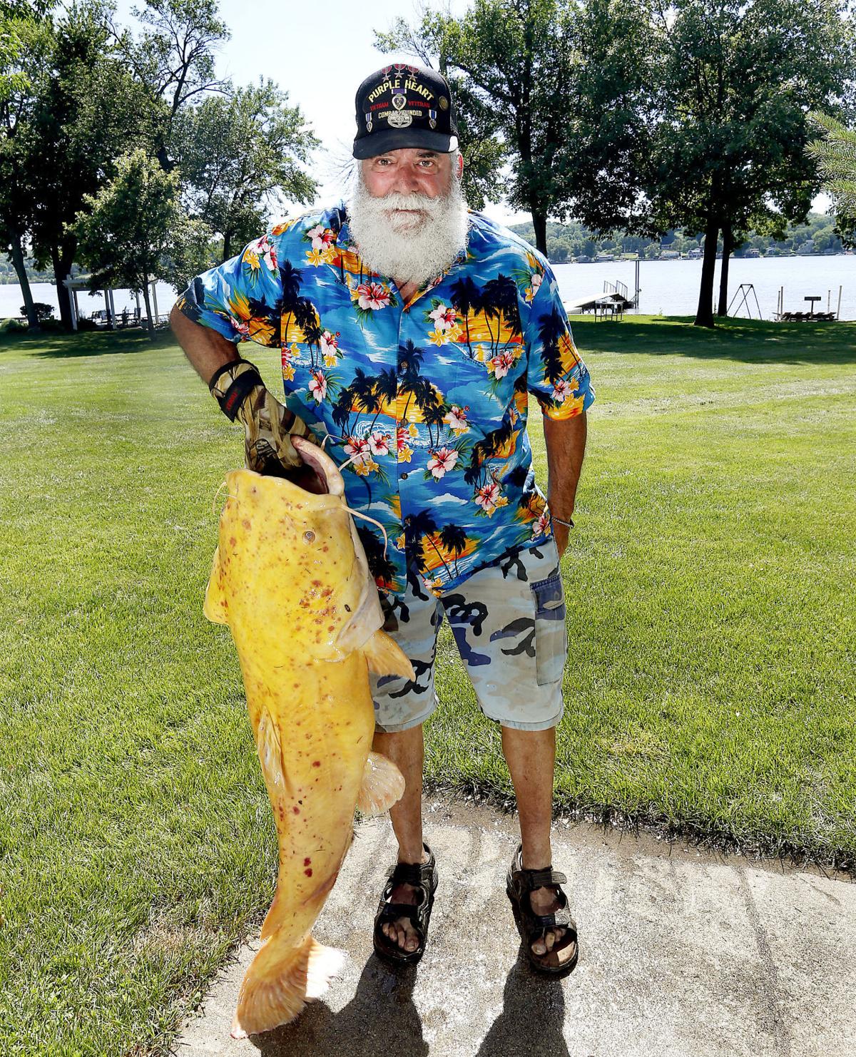 Notes Noon Anglers net bulky, rarecolored catfish near Princeton