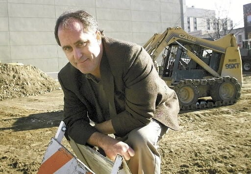 dan carmody at site of clipper condos RI