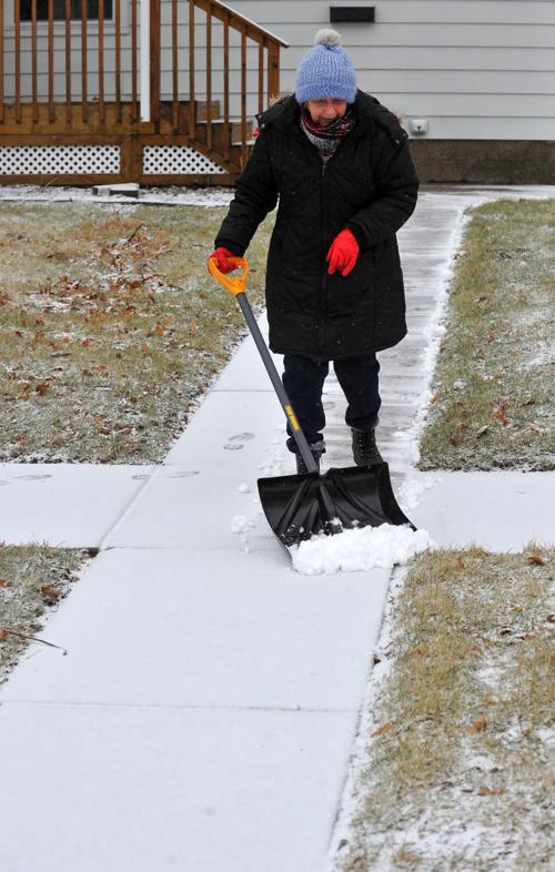Ice and snow makes it way through the Quad-Cities.