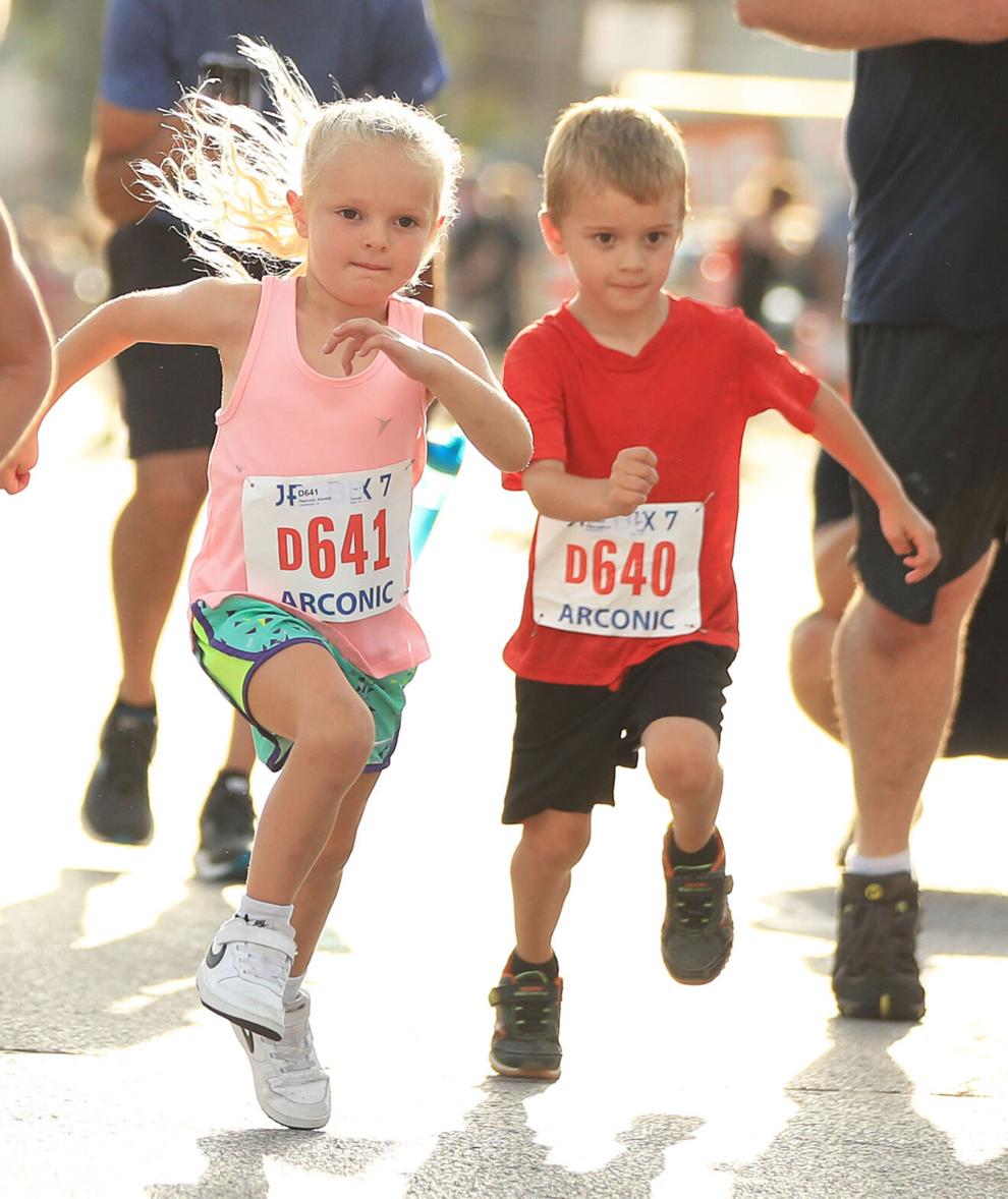 Kids have fun at Arconic Jr. Bix in Davenport despite the heat