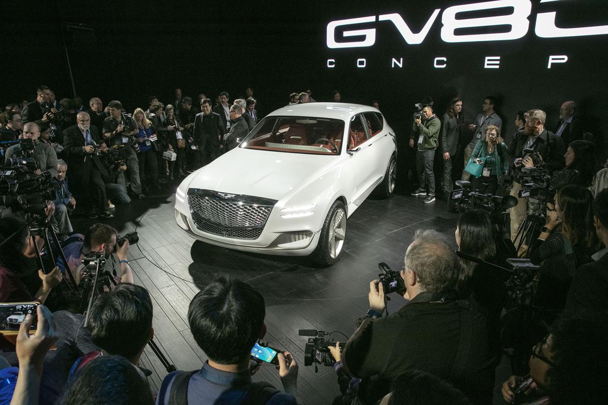 Genesis GV80 Fuel Cell Concept SUV New York Auto Show Debut