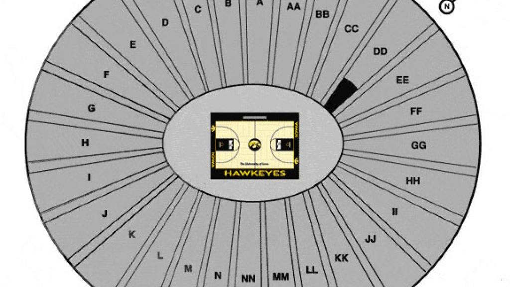 Carver Hawkeye Arena Seating Chart