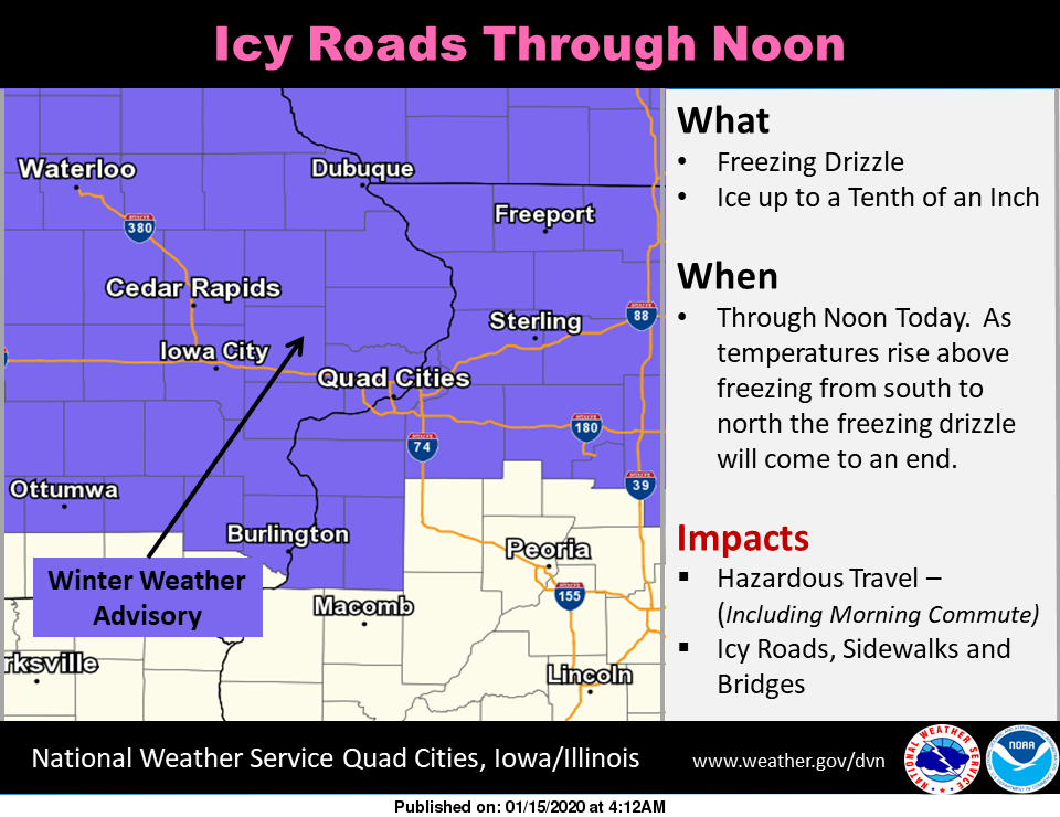 Icy roads