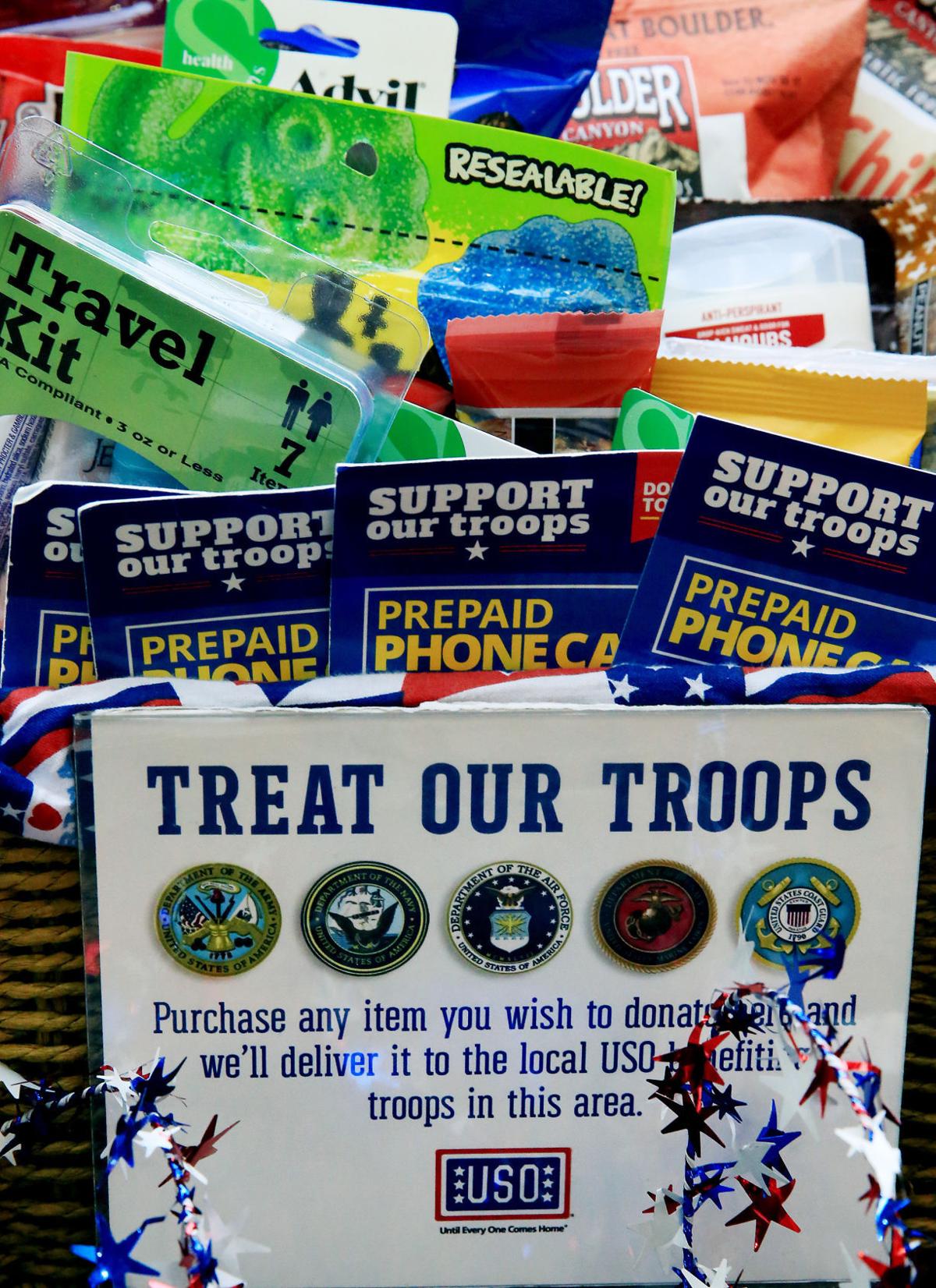 Airport gift shop collects $40K worth of troop donations ...