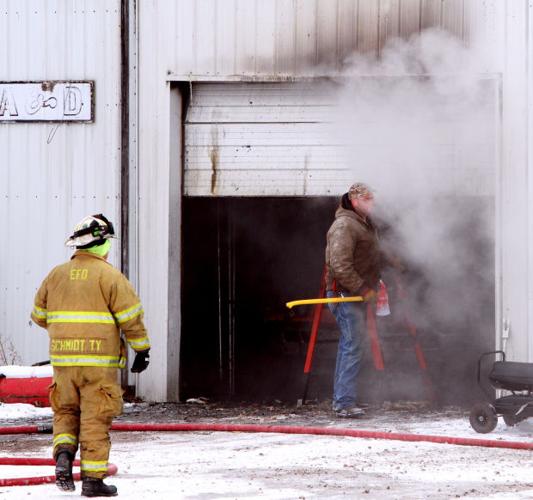 Cause of Eldridge garage fire investigated