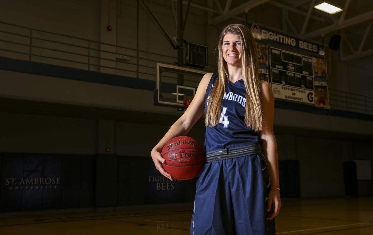 Photos St Ambrose Basketball Media Day College Basketball Qctimes Com