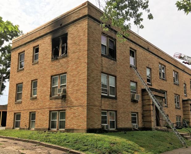 Fire damages apartment at history Rock island apartment building