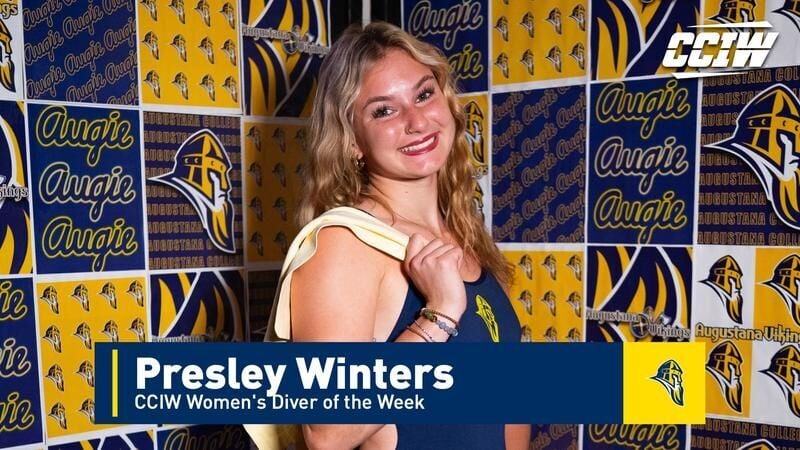 Presley Winters named CCIW Women's Diver of the Week