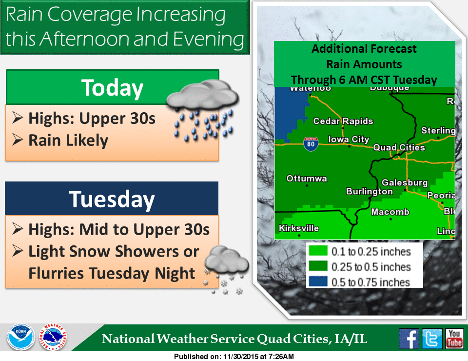Rain likely tonight throughout region