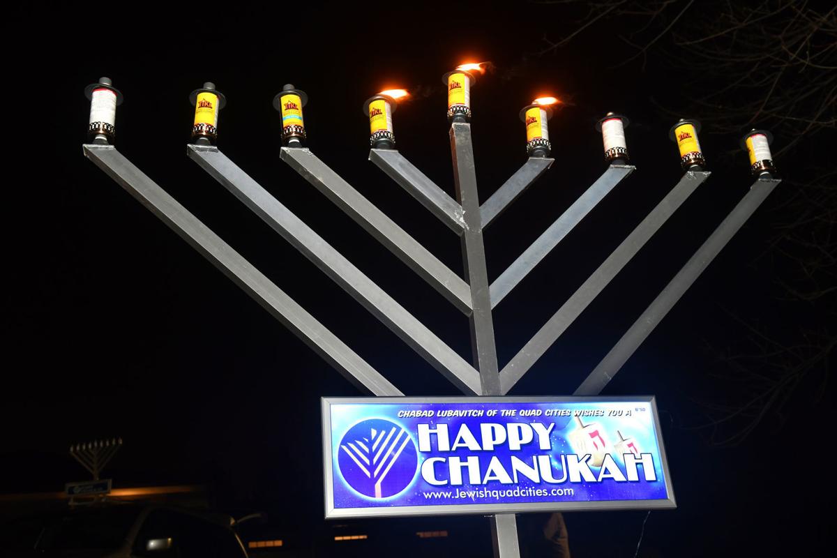 QuadCities Hanukkah public Menorah lighting Local News