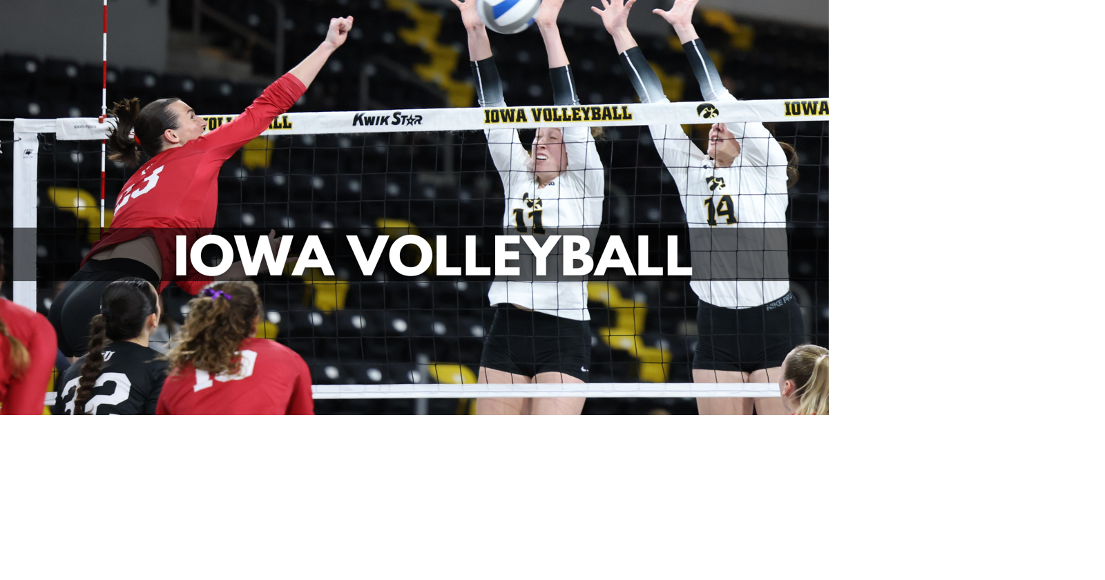 Iowa volleyball announces quartet of transfers
