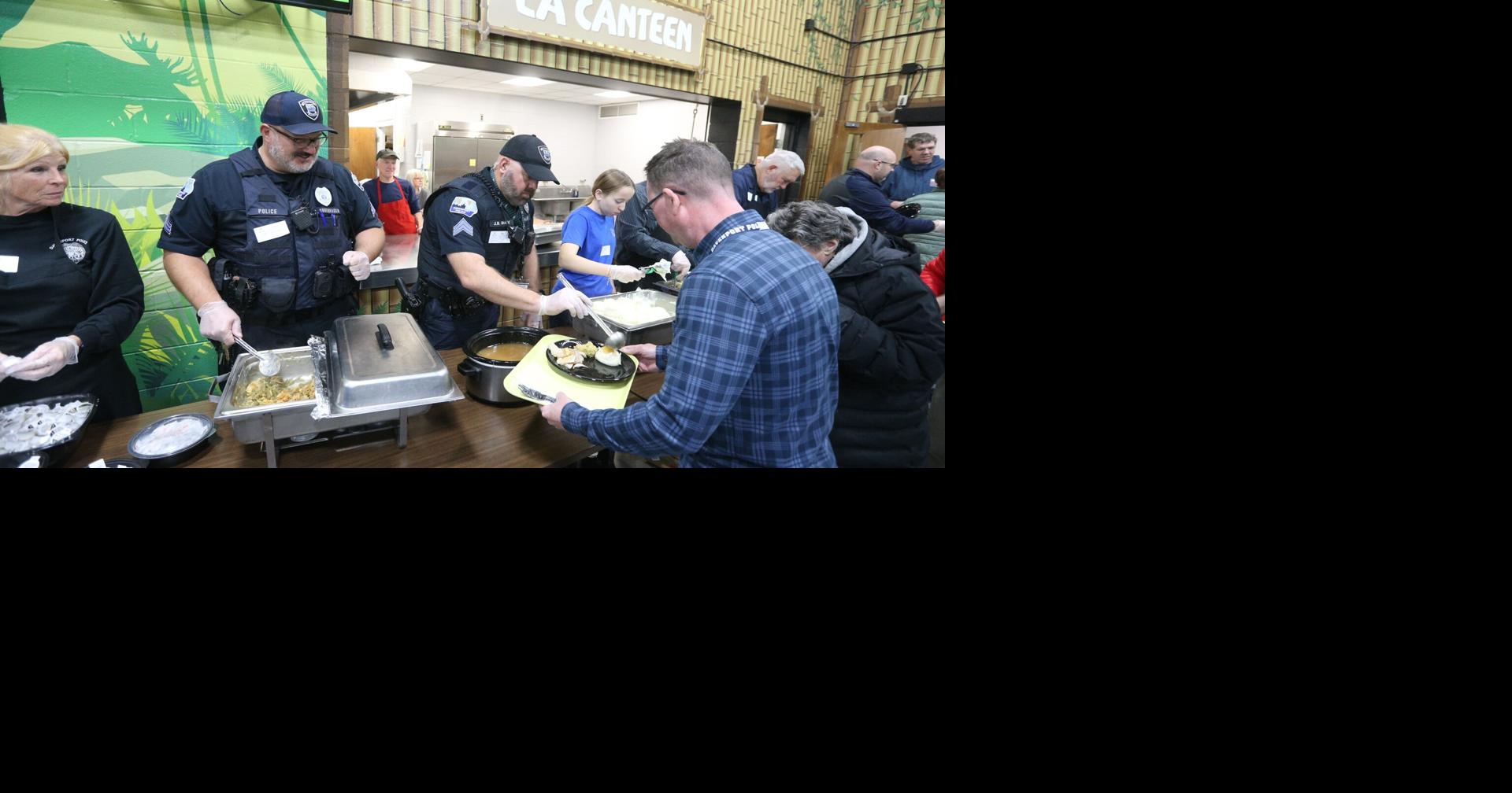 Police Association serves dinner at Empowering Abilities