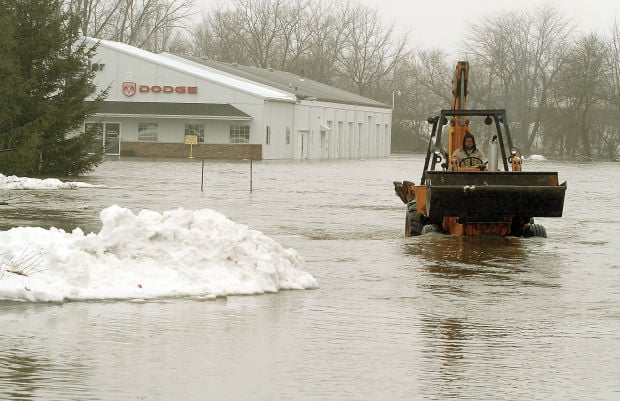 Snow Melt Rain Causes Flooding Problems In Morrison