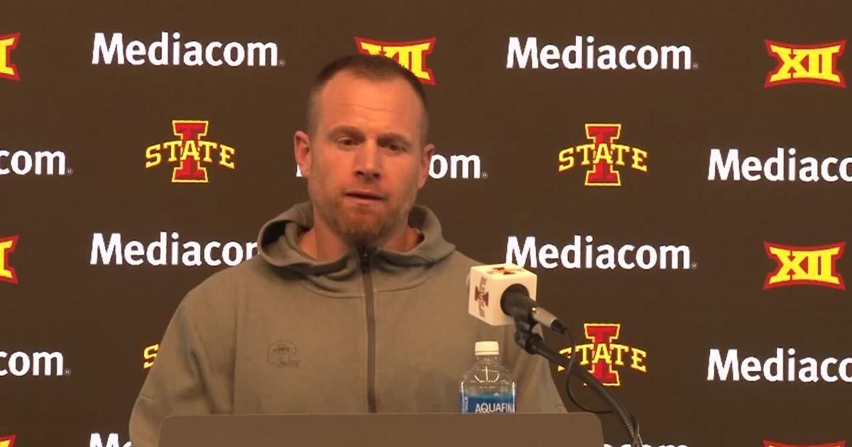 Ty Roehl Defensive coordinator Tyler Roehl interview | Iowa State spring ...