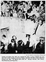 Approaching the stage