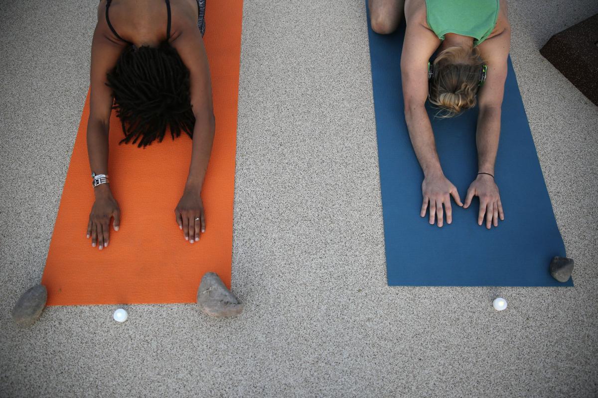 Downward Dog in Vegas
