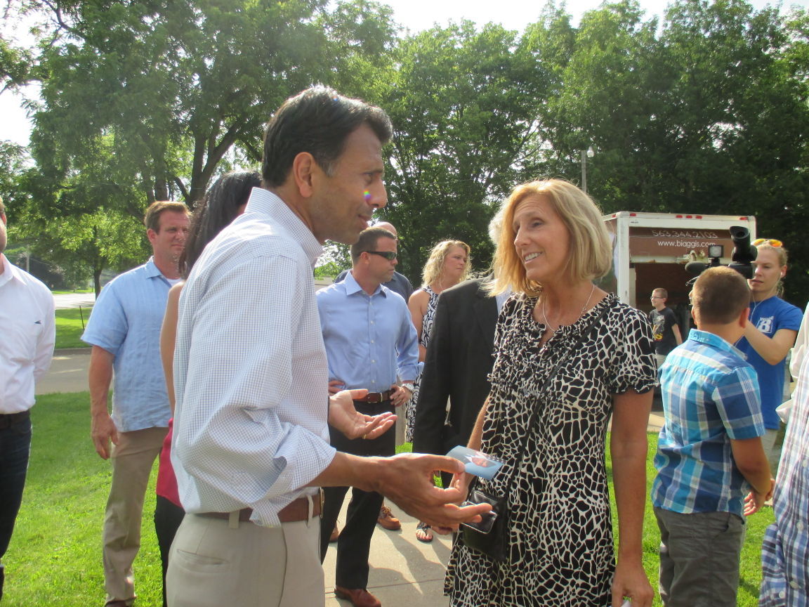 Packed house cheers Louisiana Gov. Bobby Jinda