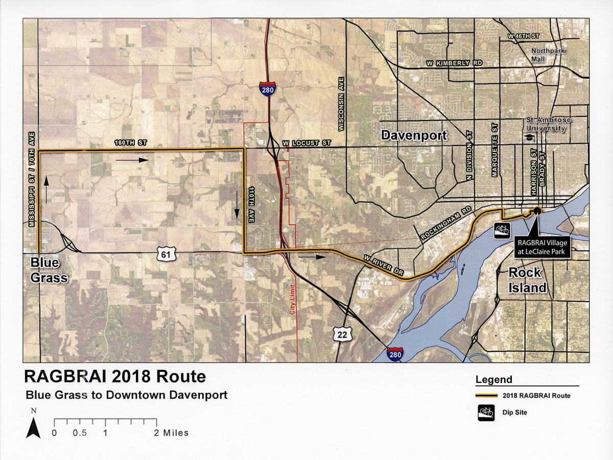 Ragbrai 2022 Route Map Printable