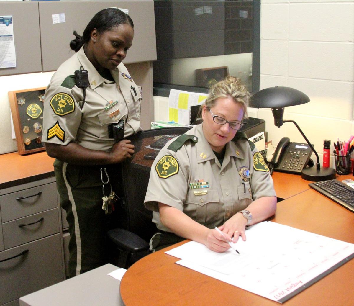 scott county jail has first female captain first african philadelphia correctional officer