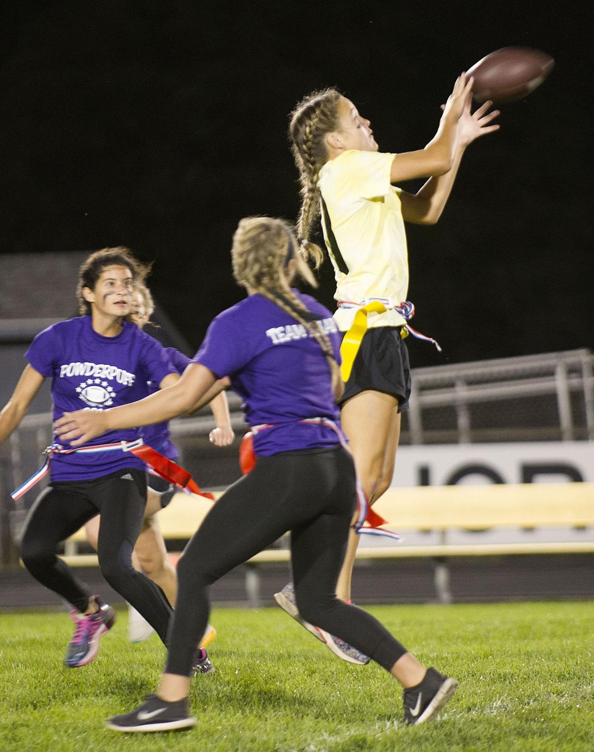 Leveling the playing field MHS girls bring back Powder Puff flag