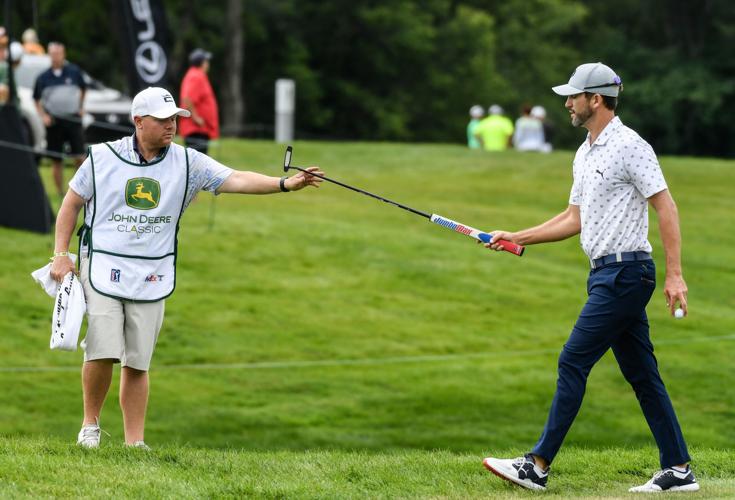 John Deere Classic - Chris Baker and caddie Adam Seitz