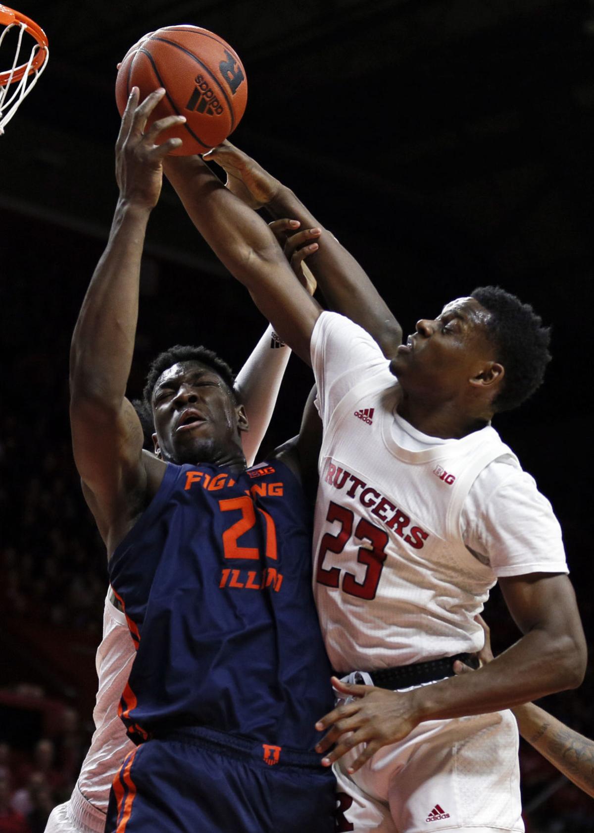 Harper Scores 27 Rutgers Beats No 22 Illinois 72 57 College