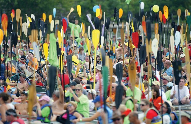 Floatzilla paddlers await official count