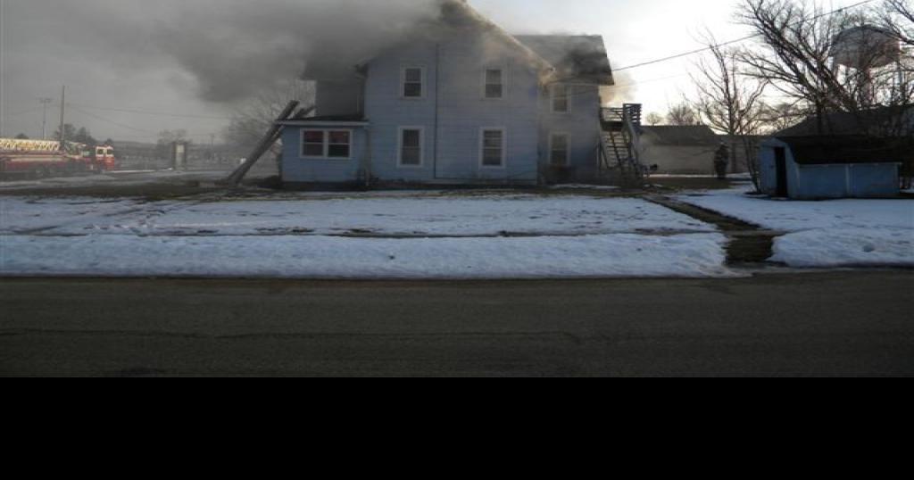 Fire damages house in Maquoketa