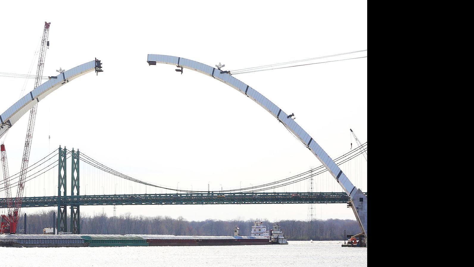 I 74 Bridge Work Begins On Second Arch Over The Mississippi River In The Quad Cities Local News Qctimes Com
