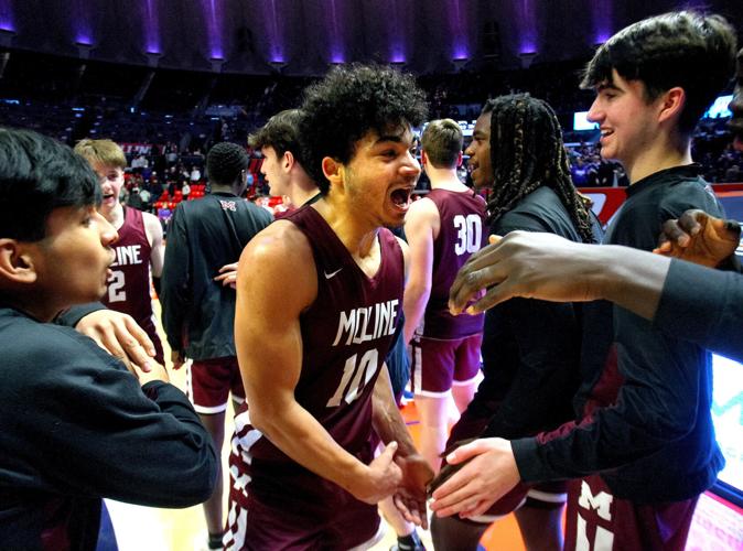 Illinois state boys basketball Moline triumphs over DGN, plays for